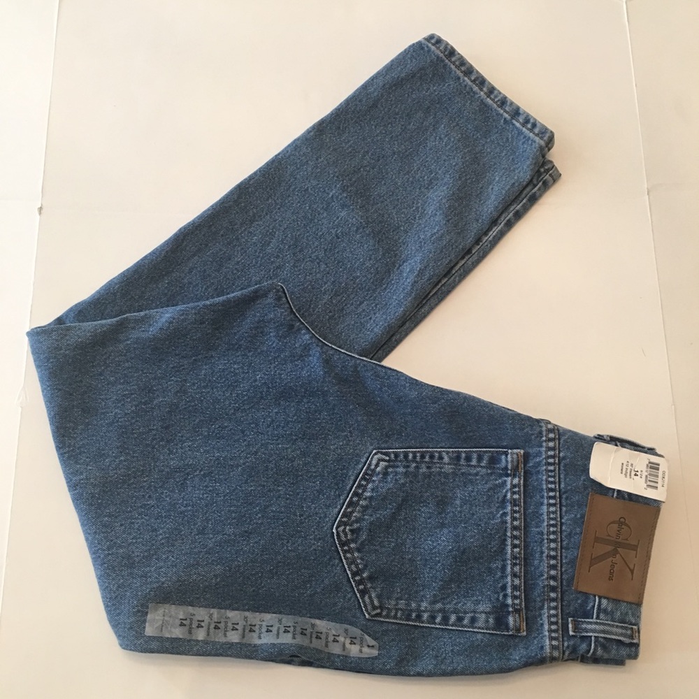 NWT Vintage Calvin Klein High Waist Mom Jeans 14